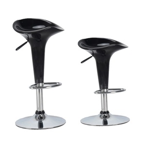 R - Barhocker, Barhocker Stella schwarz im 2er-Set, Barhocker STELLA 2er Set schwarz