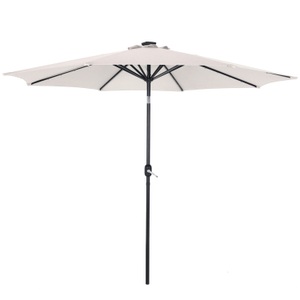 undefined, Sonnenschirm VAY mit LED 300 cm weiss
