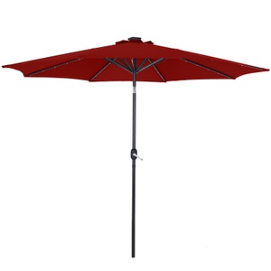 undefined, Sonnenschirm VAY mit LED 300 cm rot