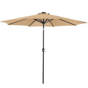 undefined, Sonnenschirm VAY mit LED 300 cm braun