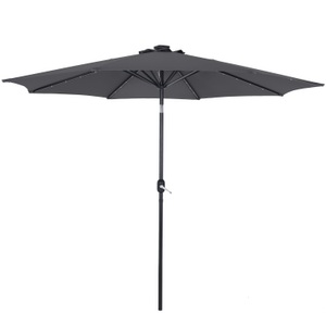 undefined, Sonnenschirm VAY mit LED 300 cm anthrazit