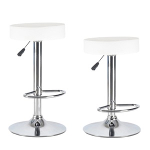 R - Barhocker, Barhocker Bali weiss im 2er-Set, Barhocker BALI 2er Set weiss