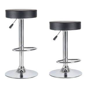 R - Barhocker, Barhocker Bali schwarz im 2er-Set, Barhocker BALI 2er Set schwarz