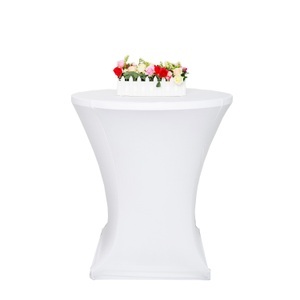 Ruby, Tischdecke für Bistrotische 60-65 cm weiss, Tischdecke für Bistrotische 60 - 65 cm weiss