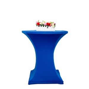 Ruby, Tischdecke für Bistrotische 60-65 cm blau, Tischdecke für Bistrotische 60 - 65 cm blau