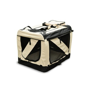 R - Hundetaschen, Hundebox faltbar S beige, Hundebox faltbar S beige