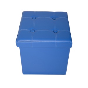 undefined, Sitzwürfel Leder BEN blau, Sitzwürfel Leder BEN blau