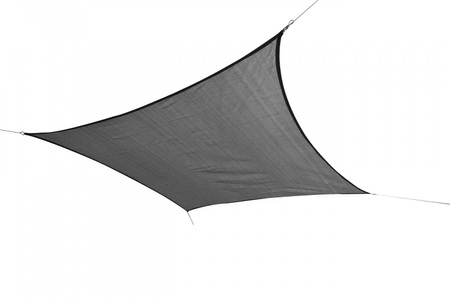 Jessica Netting, Sonnensegel Quadrat 3x3m grau, Sonnensegel Quadrat 3 x 3 m grau