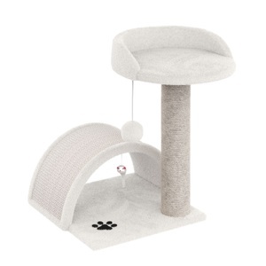 R - cat trees, Katzenkratzbaum klein 50 cm beige, Katzenbaum FINDUS 50 cm beige