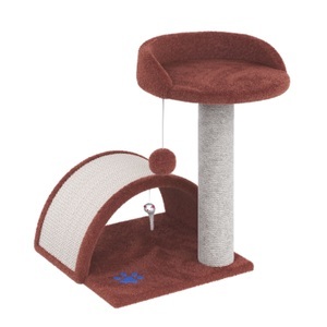 R - cat trees, Katzenkratzbaum klein 50 cm braun, Katzenbaum FINDUS 50 cm braun