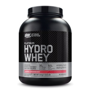 Protein, Optimum Nutrition HydroWhey Protein 1623g Strawberry, Optimum Nutrition HydroWhey Protein 1623 g Strawberry