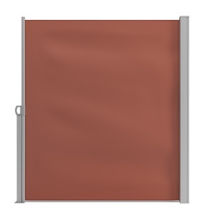 R - Seitenmarkisen, Seitenmarkise 160 x 400 cm braun, Seitenmarkise 160 x 500 cm braun
