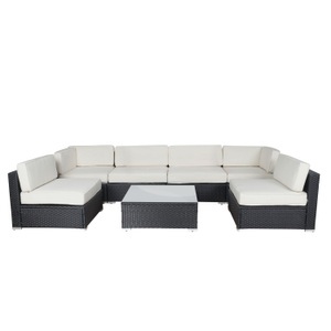 Feier, Kissenbezüge Rattanlounge Sydney beige, Kissenbezüge Rattanlounge Sydney beige