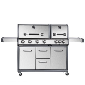 Belog, Gasgrill BBQ 4+3 Brenner, Gasgrill 6+1 Brenner