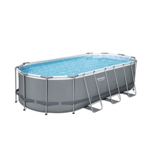 Bestway, Bestway Swimming Pool Komplett-Set 549 x 274 x 122 cm, Bestway Pool »Power Steel Frame Komplett-Set 549 x 274 x 122cm«