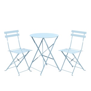 R - Saisonale Items, Bistroset 3-teilig blau, Bistroset 3-teilig blau