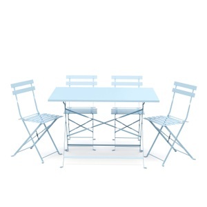 R - Saisonale Items, Bistroset 5-teilig blau, Bistroset 5-teilig blau