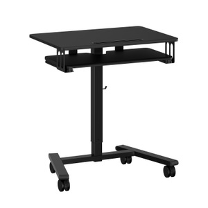 undefined, Laptoptisch FABER höhenverstellbar auf Rollen 65 x 45 x 72-112 cm schwarz