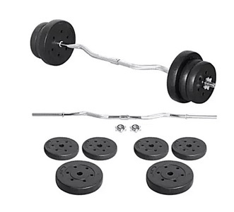 Swiss Gym, Supergrip 2in1 SZ Curlstange 25 kg SZ Curl Hantelset von Swiss Gym, 