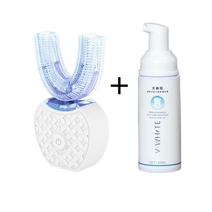 Innovation, Original V White 360 Grad Ultraschall Zahnbürste 2in1 + Zahnschaum Set, Original V White 360 Grad Ultraschall Zahnbürste 2in1 + Zahnschaum Set