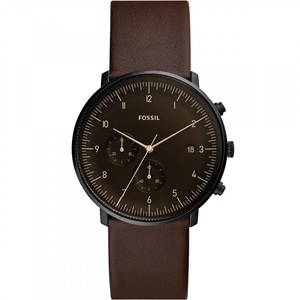 Die Zeit Läuft, Chronograph Chase Timer - Leder - braun - Ø: 42 mm, 