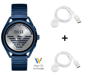 Emporio Armani Connected Matteo ART5028 Smartwatch + 2x Emporio Armani Ladekabel