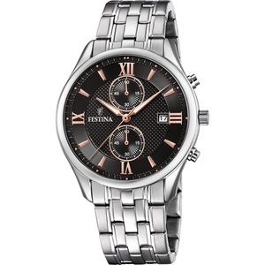 Festina, Festina Chronograph »Timeless Chronograph, F6854/7«, Festina F6854/7 Timeless Chronograph
