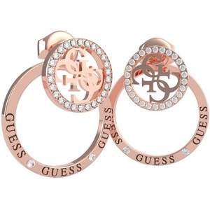 Guess, Guess UBE79096 Frauen's Rose Gold Ton Equilibre Ohrstecker, Guess EQUILIBRE Ohrschmuck Damen
