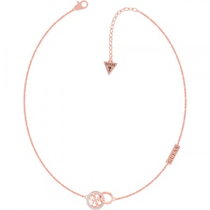 Guess, Guess UBN79046 Frauen's Rose Gold Ton Equilibre Halskette, Guess EQUILIBRE Halsschmuck Damen