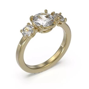 Guess, Guess JUBR03178JWYG56 It's Raining Rings Damen Ring 56, 