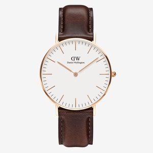 Daniel Wellington, Daniel Wellington Classic Uhren Unisex, Daniel Wellington DW00100039 Classic Bristol Herrenuhr 36mm