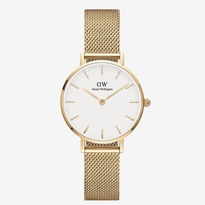 Daniel Wellington, Daniel Wellington Petite Uhren Unisex, Daniel Wellington DW00100348 Petite Evergold Damenuhr