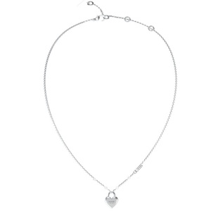 Guess, Halskette Damen Silber 40.5CM, Guess - Halskette, All You Need Is Love, 40.5CM, Silber