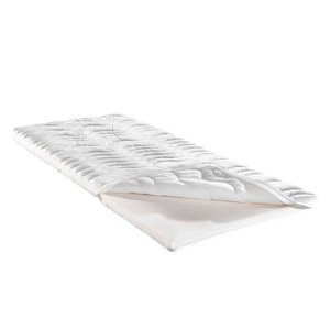 f.a.n., home24 Viscoschaum-Topper SoftSleep, Sleeptex Topper 180/200 cm , Visko , weiss , Textil , 180 cm , Jersey , Bezug abnehmbar/waschbar, für Hausstauballergiker geeignet, atmungsaktiv , 002335001303