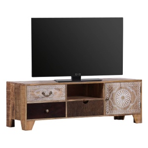 ars manufacti, home24 TV-Lowboard Curenna, TV Lowboard Vintage Multiple Ornament