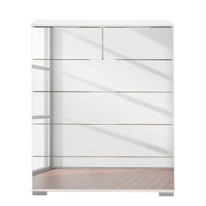 Wimex, home24 Schubladenkommode Lingga I, Livetastic Kommode 82/102/42 cm , Easy Plus C , weiss , Metall , 6 Schubladen , 82x102x42 cm , Dekorfolie,Nachbildung , Beimöbel erhältlich , 001787046069