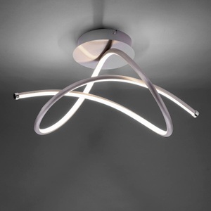 Leuchten Direkt, home24 LED-Deckenleuchte Violetta, Design Deckenleuchte Stahl inkl. LED - Viola
