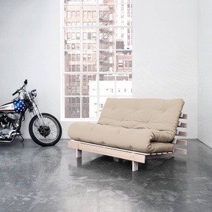 Karup, home24 Schlafsofa Elsenborn, Karup Design Daybed »Roots 140 Schlafsofa, Gästebett, Sofa mit Futonmatratze«, Inkl. Futonmatratze, Liegefläche 140x200 cm, FSC® zertifizierte Kiefer