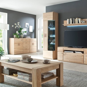 Naturoo, home24 Sideboard Vilela, Livetastic Sideboard 165/92/44 cm , Bologna , Eichefarben , Metall , Eiche , massiv , 3 Schubladen , 165x92x44 cm , geölt,Melamin,Echtholz, Nachbildung,Nachbildung , stehend , 000196082504