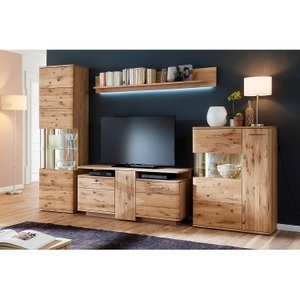 Naturoo, home24 Highboard Ristiina II, Livetastic Highboard 90/122/37 cm , Santori , Eichefarben , Metall , Eiche,Balkeneiche,Asteiche , furniert,furniert, teilmassiv,massiv , 90x122x37 cm , geölt, foliert,foliert,geölt,farbig,Echtholz,Echtholz, Nachbildung,Nachbildung,Echtholz , 000196