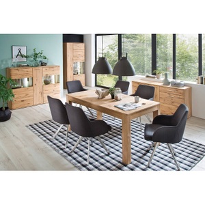 Naturoo, home24 Sideboard Ristiina I, Livetastic Sideboard 150/78/44 cm , Santori , Eichefarben , Metall , Eiche,Asteiche,Asteiche , furniert,furniert, teilmassiv,massiv , 2 Schubladen , 150x78x44 cm , geölt, foliert,foliert,geölt,Echtholz,Echtholz, Nachbildung,Nachbildung,Echtholz , 0