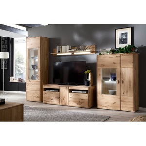 Naturoo, home24 Highboard Forge II, Livetastic Highboard 96/140/38 cm , Ravello , Eichefarben , Metall , Balkeneiche,Balkeneiche , massiv,massiv , 96x140x38 cm , geölt,geölt,farbig, klar,Echtholz,Echtholz , Beimöbel erhältlich , 000196082610
