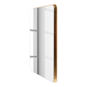 Kare Design, Spiegel Jetset Square Gold 94x64cm, 