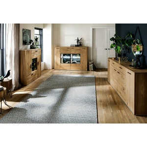 Naturoo, home24 Sideboard Kiah II, Livetastic Sideboard 184/90/44 cm , Portland , Eichefarben , Metall , Asteiche , furniert, massiv , 6 Fächer , 2 Schubladen , 184x90x44 cm , geölt, foliert,foliert,Nachbildung, teilmassiv,Nachbildung , 000196081802