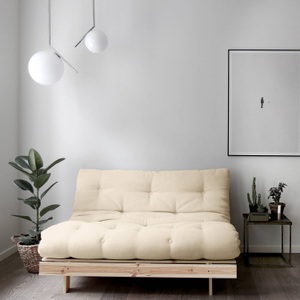 Karup Design, Karup Design ROOTS Futonsofa Gestell und Stofffarbe auswählbar, Karup Design Daybed »Roots 140 Schlafsofa, Gästebett, Sofa mit Futonmatratze«, Inkl. Futonmatratze, Liegefläche 140x200 cm, FSC® zertifizierte Kiefer