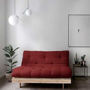 Karup Design, Karup Design ROOTS Futonsofa Gestell und Stofffarbe auswählbar, Karup Design Daybed »Roots 140 Schlafsofa, Gästebett, Sofa mit Futonmatratze«, Inkl. Futonmatratze, Liegefläche 140x200 cm, FSC® zertifizierte Kiefer