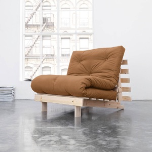 Karup Design, Karup Design ROOTS Futonsessel Gestell und Stofffarbe auswählbar, Karup Design Schlafsofa »Roots 90 Schlafsofa, Gästebett, Sofa mit Futonmatratze«, Inkl. Futonmatratze, Liegefläche 90x200 cm, FSC® zertifizierte Kiefer
