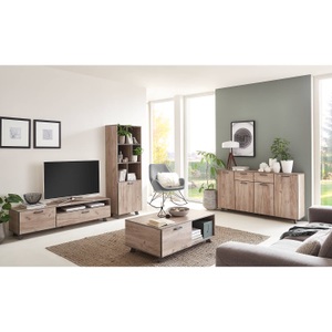 home24, home24 Schaukelsessel Bluemont II, Homexperts Schaukelstuhl, Webstoff
