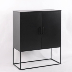HOMEXPERTS, Homexperts Kommode »Rich«, Homexperts Kommode »Rich«, designorientierte Kommode mit Metalltüren