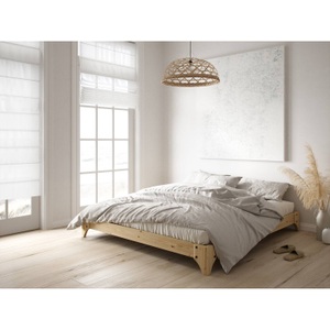 Karup Design, Karup Design ELAN Futonbett Natur lackiert, Karup Design Futonbett »Elan, Jugendbett,zertifiziertes Massivholz,schlichtes, tolles Design«, inklusive Lattenrost, mehrere Breiten, natürlicher Look
